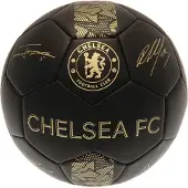 Chelsea fc Phantom Signature Ball Schwarz Gold Größe 5