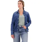 Superdry Vintage Denim Western Langarmhemd