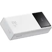 Baseus Star-Lord, 30000 mAh, 22,5 W, Weiß