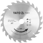 YATO Kreissägeblatt Ø255 mm - 24T - Innendurchmesser 30 mm