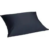 Yumeko Kissenbezug Baumwollsatin 50x60 Blau - Eco, Bio & Fairtrade