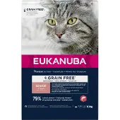 Eukanuba Grain Free Senior Lachs 10 kg für ältere Katzen