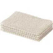 Yumeko Waschlappen Baumwolle 15x22 Beige - Eco, Bio & Fairtrade