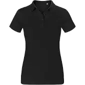 Promodoro Jersey Poloshirt Damen, Schwarz, L