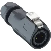 Lutronic 0250 06 Rundsteckverbinder Stecker, gerade Gesamtpolzahl: 6 1 St.