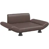 vidaXL Hundebett Braun 70x45x28 cm Kunstleder