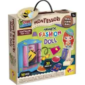 Lisciani Montessori Legno Magnetic Fashion Doll