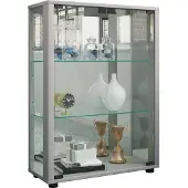 Hioshop Sammel Stand Vitrine Holz Glas Sintalo Spiegel