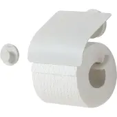 Tiger Toilettenpapierhalter Urban klein mit Klappe inklusive Handtuchhaken Weiß