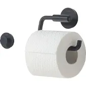 Tiger Toilettenpapierhalter Urban Klein ohne Klappe inklusive Handtuchhaken Schwarz