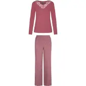 Lingadore Night Pyjama Dusty Cedar | Grösse: XXL | Farbe: Antique Rose