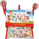 Bambolino toys Badefiguren Jokie im Aufbewahrungsnetz, 10 Stk.