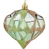 Sublime Market Connect Krist Weihnachtsbaumkugeln Grün Kunststoff Diamant Ø 8 Cm 6 Stück