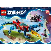 LEGO 71458 DREAMZzz Krokodilauto, 2in1 Set als Monster Truck oder Krokodil-Spielzeug-Auto, mit Minifiguren Cooper, Jayden und Nachtjäger, kreatives Geschenk für Kinder, Jungen, Mädchen ab 8 Jahren