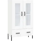 vidaXL Highboard Weiß 69,5x31x115 cm Holzwerkstoff