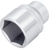Hazet Steckschlüsseleinsatz 1000-46, 3/4 Zoll, SW 46 mm, L 73 mm, 6-kant, verchromt, CV-Stahl, DIN 3124 / ISO 2725-1
