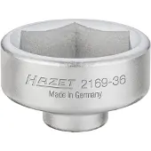 Hazet Ölfilter-Schlüssel Vierkant 10 mm (3/8 Zoll) Außen 6-kant - 2169-36