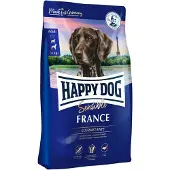 Happy Dog Sensible France Trockenfutter mit Ente für adulte Hunde M, L, 2x4 kg