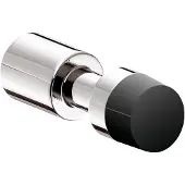 Emco system2 Haken, mit Türstopper, chrom/schwarz, 357721200