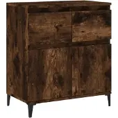 vidaXL Sideboard Räuchereiche 60x35x70 cm Holzwerkstoff