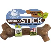 Pet Qwerks Nylon Stick BarkBone Robustes Hundespielzeug f r aggressive Kauer Erdnussbuttergeschmack 9 Zoll