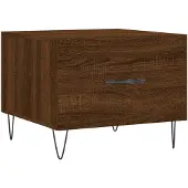 vidaXL Couchtisch Braun Eichen-Optik 50x50x40 cm Holzwerkstoff