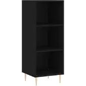 vidaXL Sideboard Schwarz 34,5x32,5x90 cm Holzwerkstoff