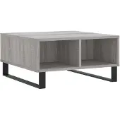 vidaXL Couchtisch Grau Sonoma 60x60x30 cm Holzwerkstoff
