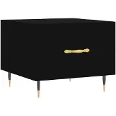 vidaXL Couchtisch Schwarz 50x50x40 cm Holzwerkstoff