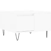 vidaXL Couchtisch Weiß 55x55x36,5 cm Holzwerkstoff