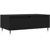 vidaXL Couchtisch Schwarz 90x50x36,5 cm Holzwerkstoff