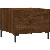 vidaXL Couchtisch Braun Eichen-Optik 50x50x40 cm Holzwerkstoff