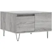 vidaXL Couchtisch Grau Sonoma 55x55x36,5 cm Holzwerkstoff