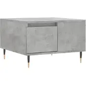 vidaXL Couchtisch Betongrau 55x55x36,5 cm Holzwerkstoff