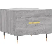 vidaXL Couchtisch Grau Sonoma 50x50x40 cm Holzwerkstoff