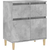 vidaXL Sideboard Betongrau 60x35x70 cm Holzwerkstoff