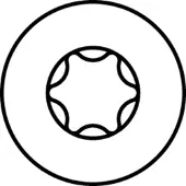 Heco Glasleistenschraube -TOPIX