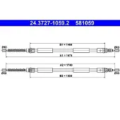 Ate Seilzug Feststellbremse 24.3727-1059.2 für Renault Espace III