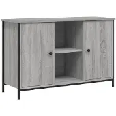 vidaXL TV-Schrank Grau Sonoma-Eiche 100x35x65 cm Holzwerkstoff