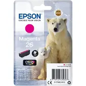 Epson Polar bear 26 Eisbär Claria Premium Single Magenta Tinte, Standardertrag, Magenta, Tinte auf Pigmentbasis, 4,5 ml, 1 Stück(e), Einzelpackung