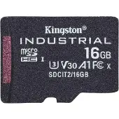 Kingston Technology 16GB microSDHC Industrial C10 A1 pSLC Karte Einzelpackung ohne Adapter, 16 GB, MicroSDHC, Klasse 10, UHS-I, 100 MB/s, 80 MB/s