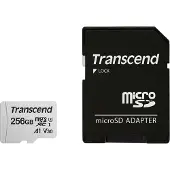 Transcend 300S, 256 GB, MicroSDXC, NAND, 95 MB/s, 40 MB/s, Class 3 (U3)