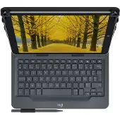 Logitech Universal Folio, AZERTY, Französisch, Jede Marke, iPad Air (3. Generation) iPad Air (2. Generation) iPad Air ( 1. Generation) iPad (4. Generation)..., Schwarz, 25,4 cm (10")