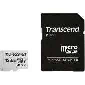 Transcend TS128GUSD300S-A, 128 GB, MicroSDXC, Klasse 10, NAND, 95 MB/s, 40 MB/s