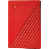 Western Digital My Passport, 2 TB, 2.5", 3.2 Gen 1 (3.1 Gen 1), Rot