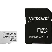 Transcend 300S, 512 GB, MicroSDXC, NAND, 95 MB/s, 40 MB/s, Class 3 (U3)