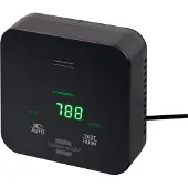 Hoenderdaal CO2 Messgerät C2M L 4050, präzise Überwachung, Ampelanzeige, Tisch-/Wandmontage, batteriebetrieben, schwarz