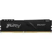 Kingston Technology FURY Beast 8GB 3200MT/s DDR4 CL16 DIMM Black, 8 GB, 1 x 8 GB, DDR4, 288-pin DIMM