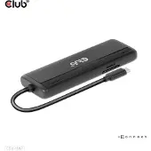 Club 3D CLUB3D USB Gen 1 Type-C 8-in-1 MST Dual 4K60Hz Display Travel Dock, Andocken, USB 3.2 Gen 1 (3.1 Gen 1) Type-C, 100 W, 10,100,1000 Mbit/s, Schwarz, MicroSD (TransFlash), SD
