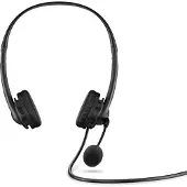HP Stereo-USB-Headset G2, Kabelgebunden, Büro/Callcenter, 90 g, Kopfhörer, Schwarz